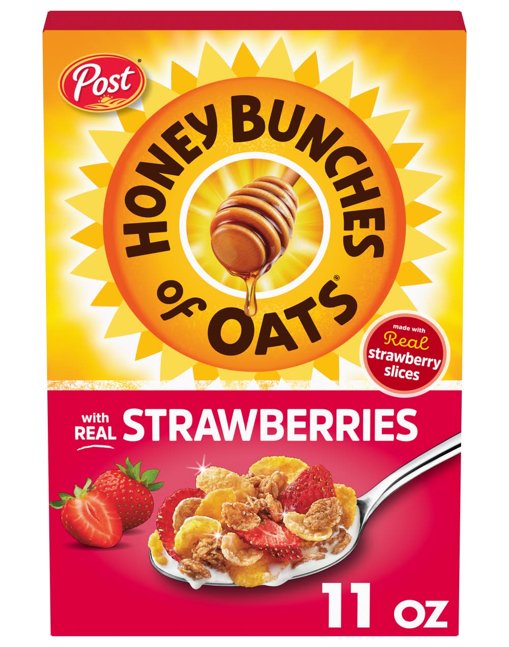 Honey Bunches Of Oats Cereal, Strawberries (11 oz)