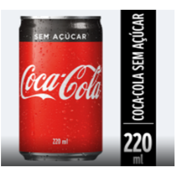 Coca-Cola sem Açúcar 220ml