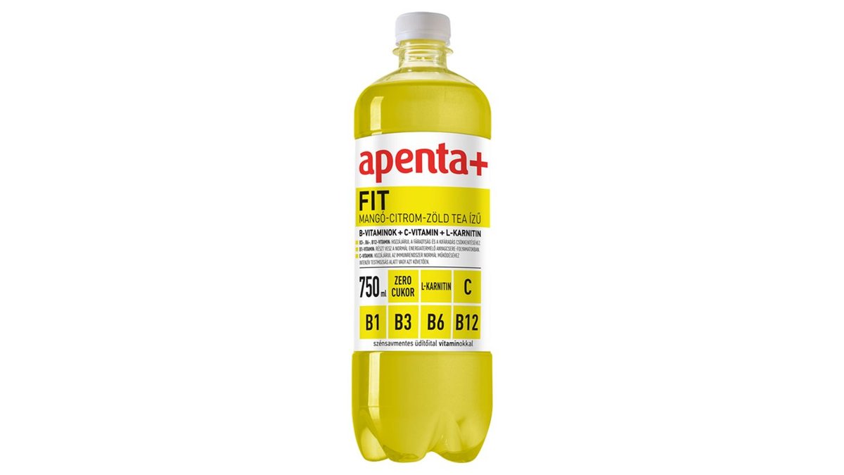 Apenta Fitt mangó,citrom, zöld tea 0,75l