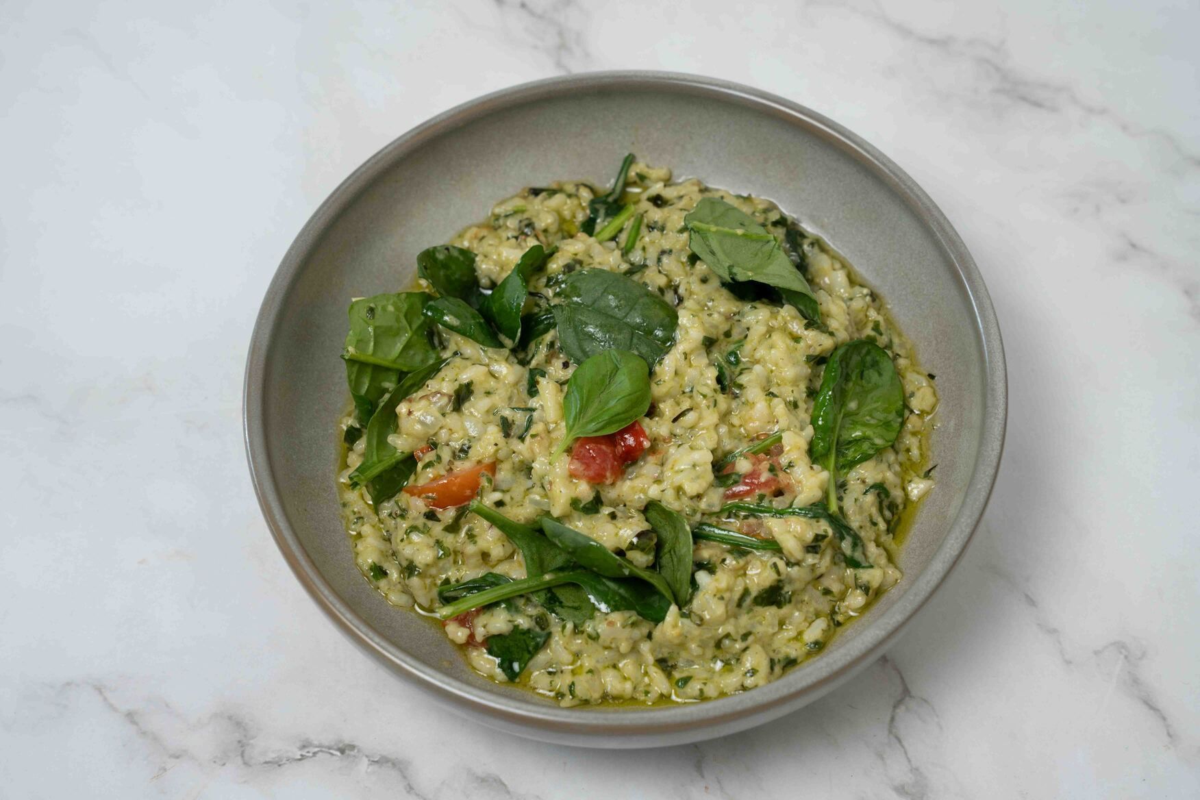 Pesto E Spinaci Risotto
