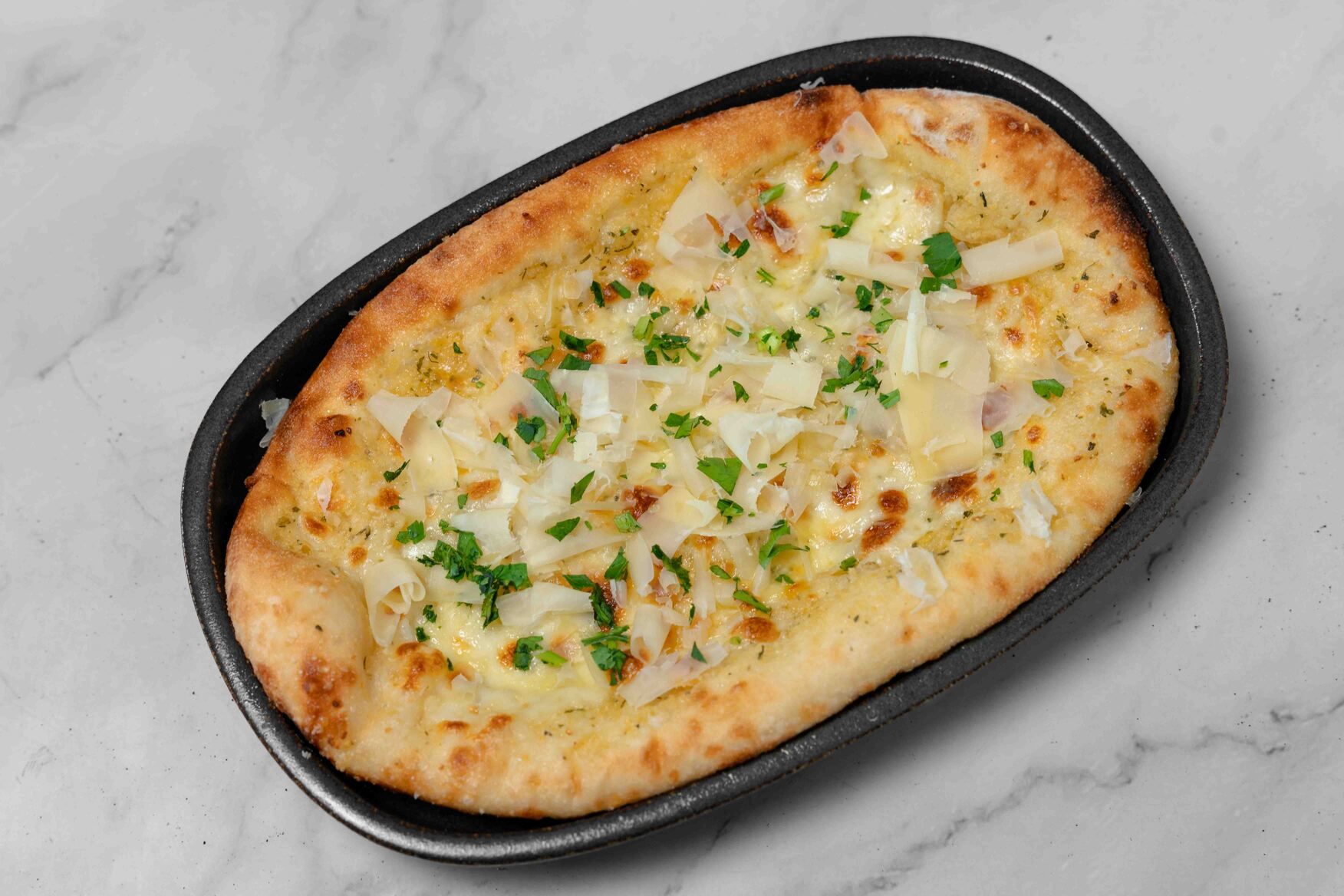 Pizza Bread with Garlic and Cheese