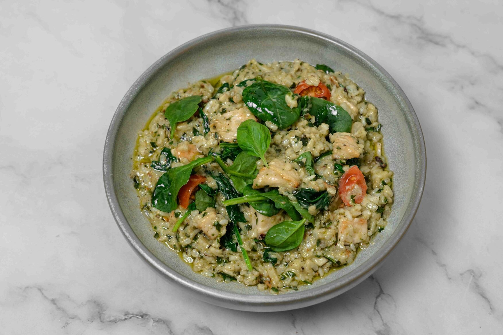 Pollo E Spinaci Risotto