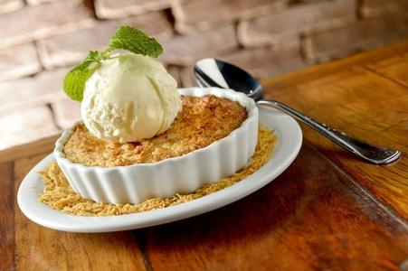 Cocada Ao Forno Com Sorvete