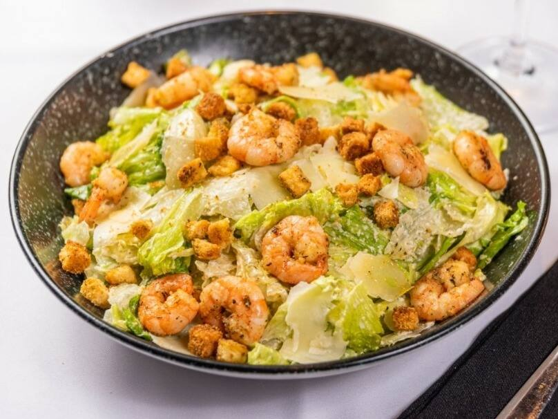 Salada Caesar De Camarão