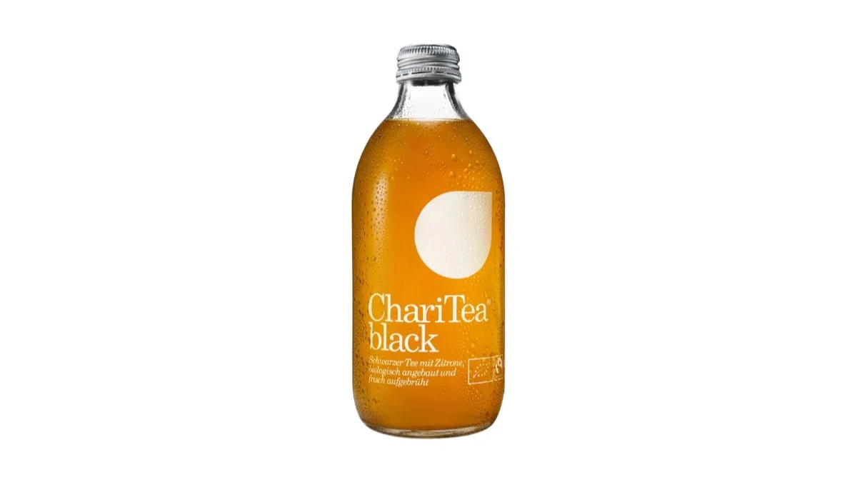 ChariTea Eistee Black Flasche 0,33l