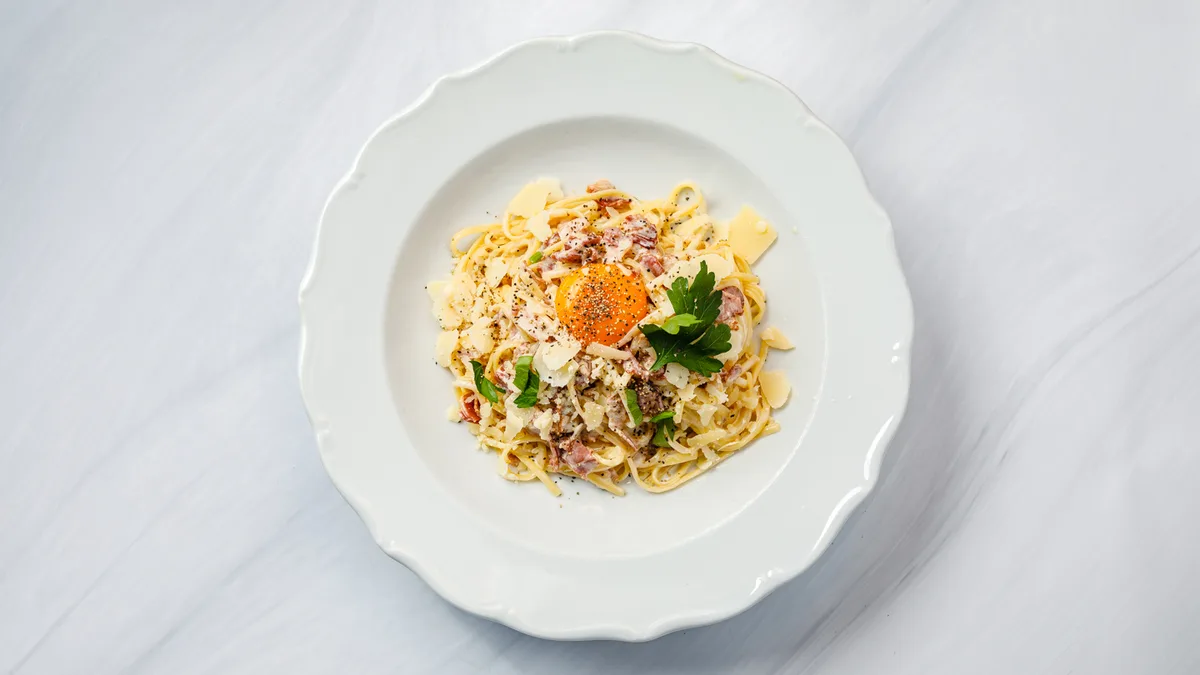 Tagliatelle Carbonara