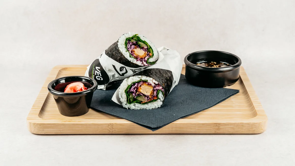 Katsu tofu sushiritto