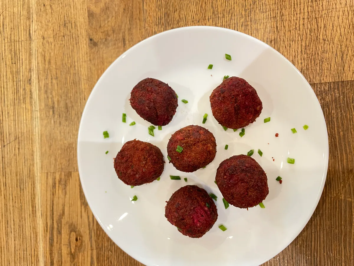 Céklás Falafelgolyók