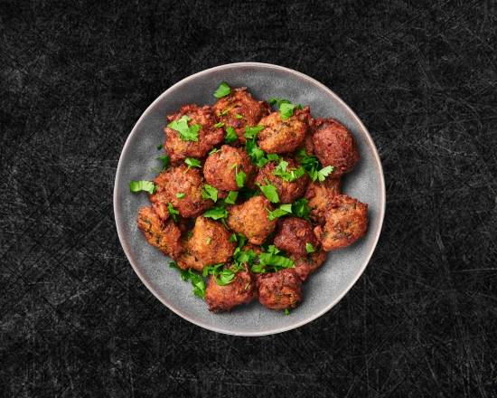 Golden Fried Vegetable Fritters (Vegan)