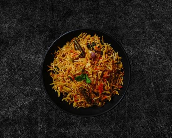 Veggie Delight Pulao (Vegan)