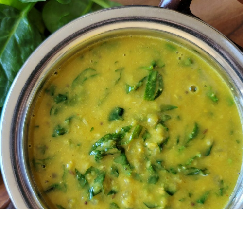 Daal Lentejas Palak Espinaca