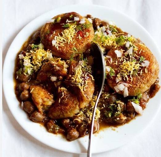 Aloo Tikki with Chole