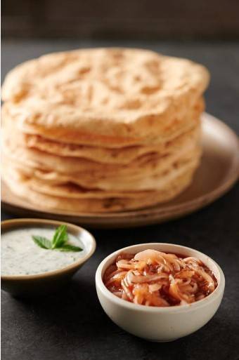 Papadam with Onion Chutney