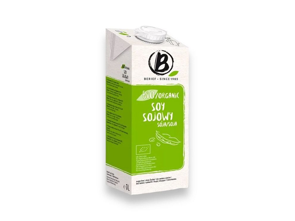 Berieff - Organic Soya Unsweetened 1L