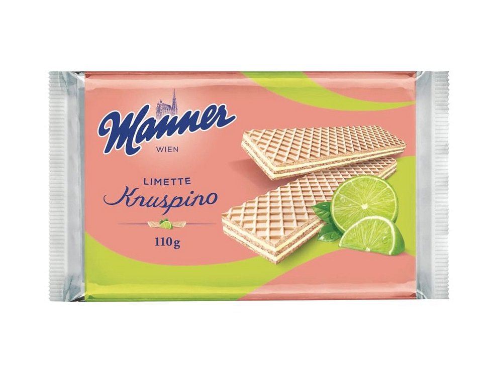 Manner Knuspino oplatky LIMETTE 110g