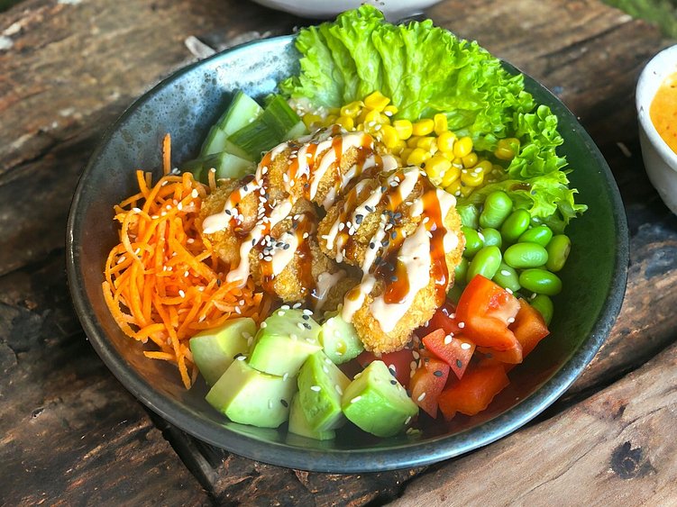 Poke bowl Krevety(1,6,11)
