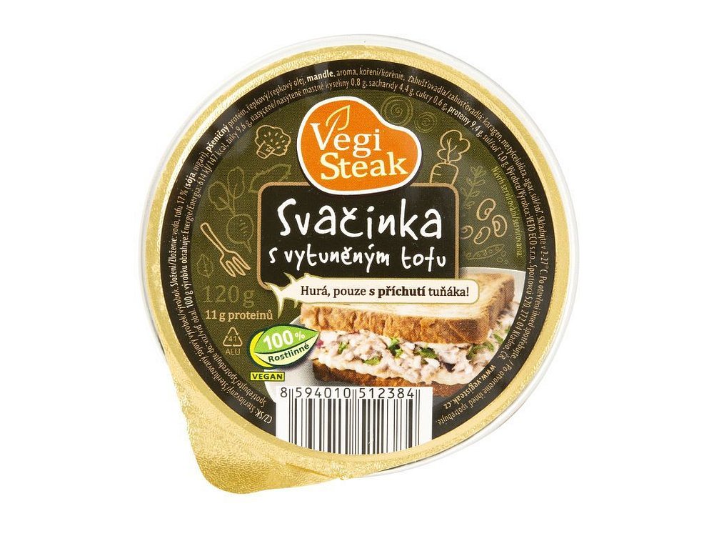 Svačinka s vytuněným tofu - VETO 120g