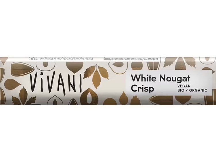 VIVANI - Vegan White Nougat Crisp 35g