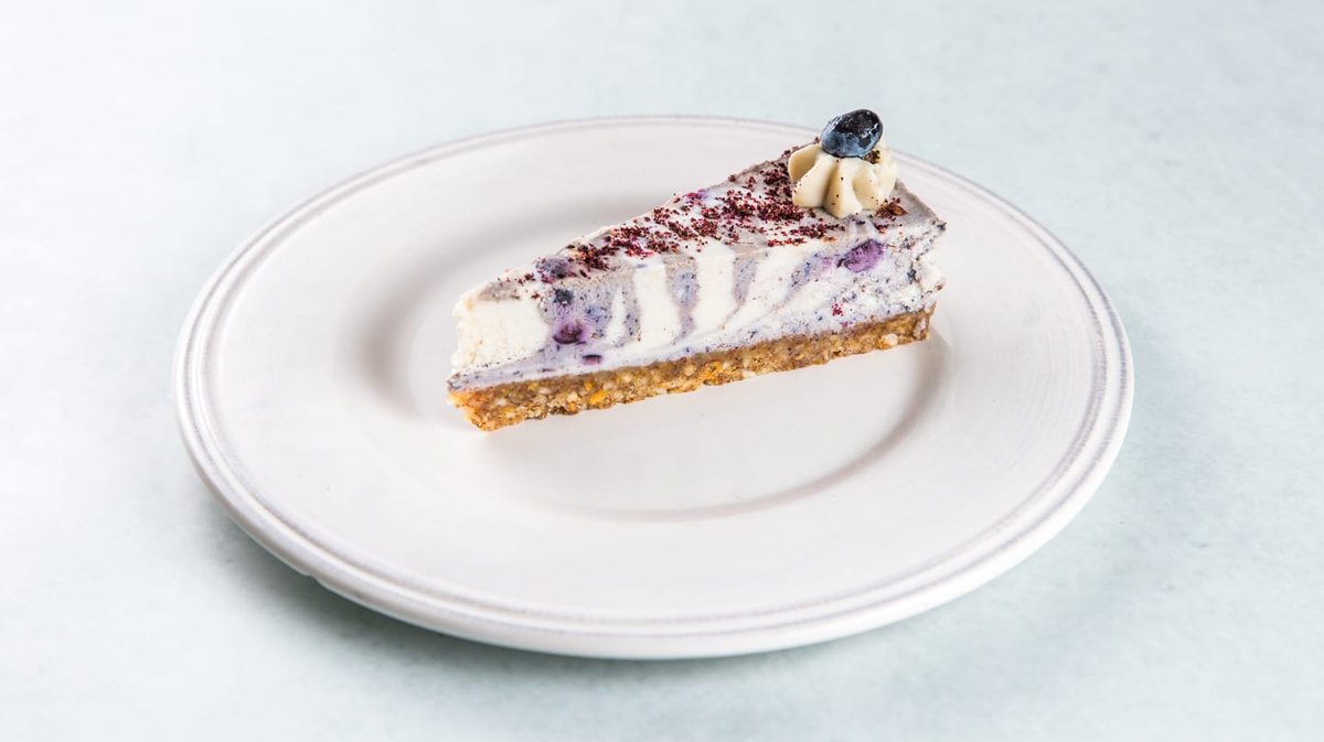 Torta banana and borovnica