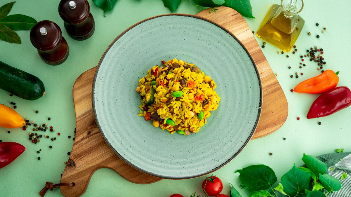 Paella Mucho veggie