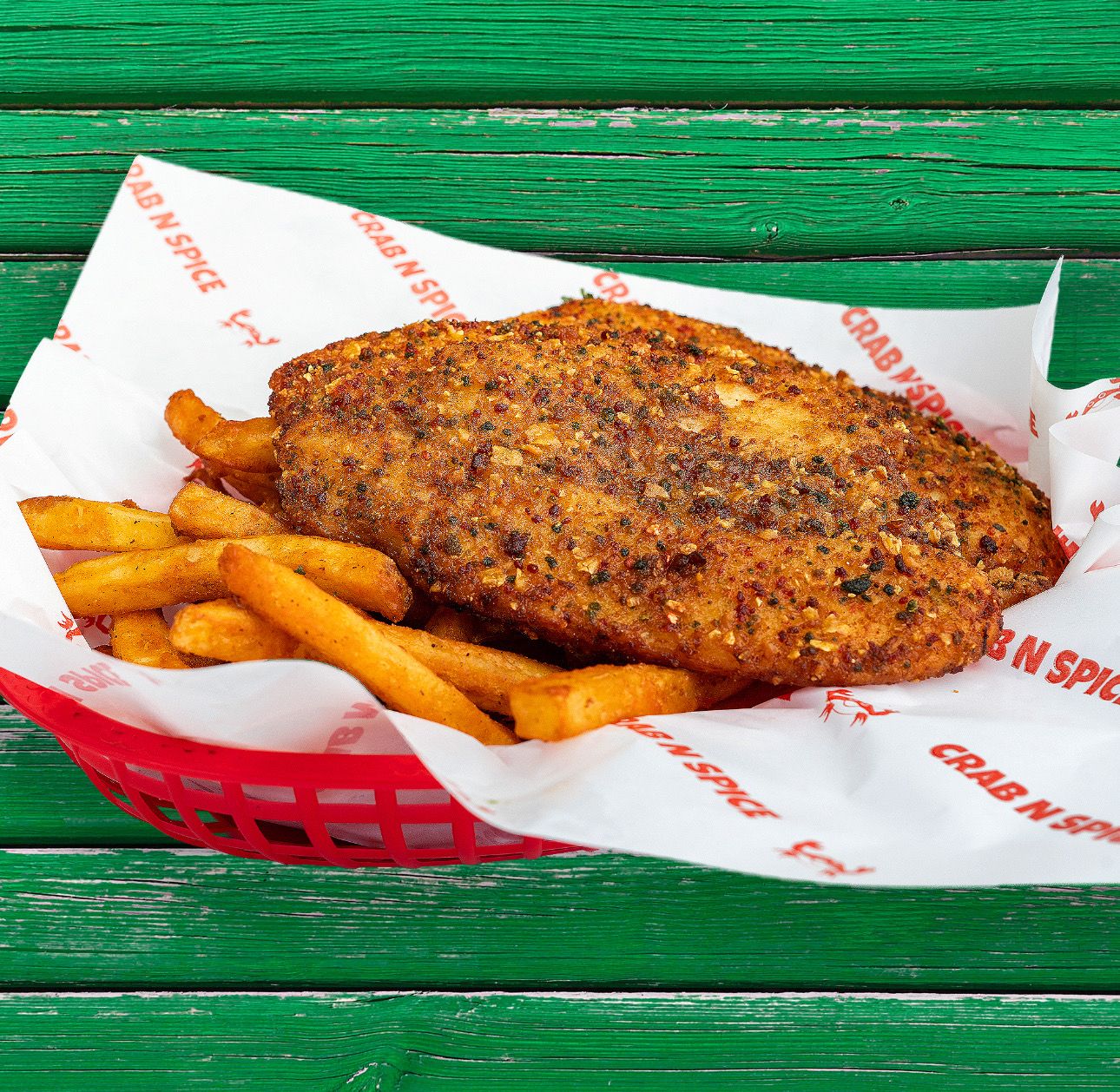 Fried Tilapia and Fries Basket