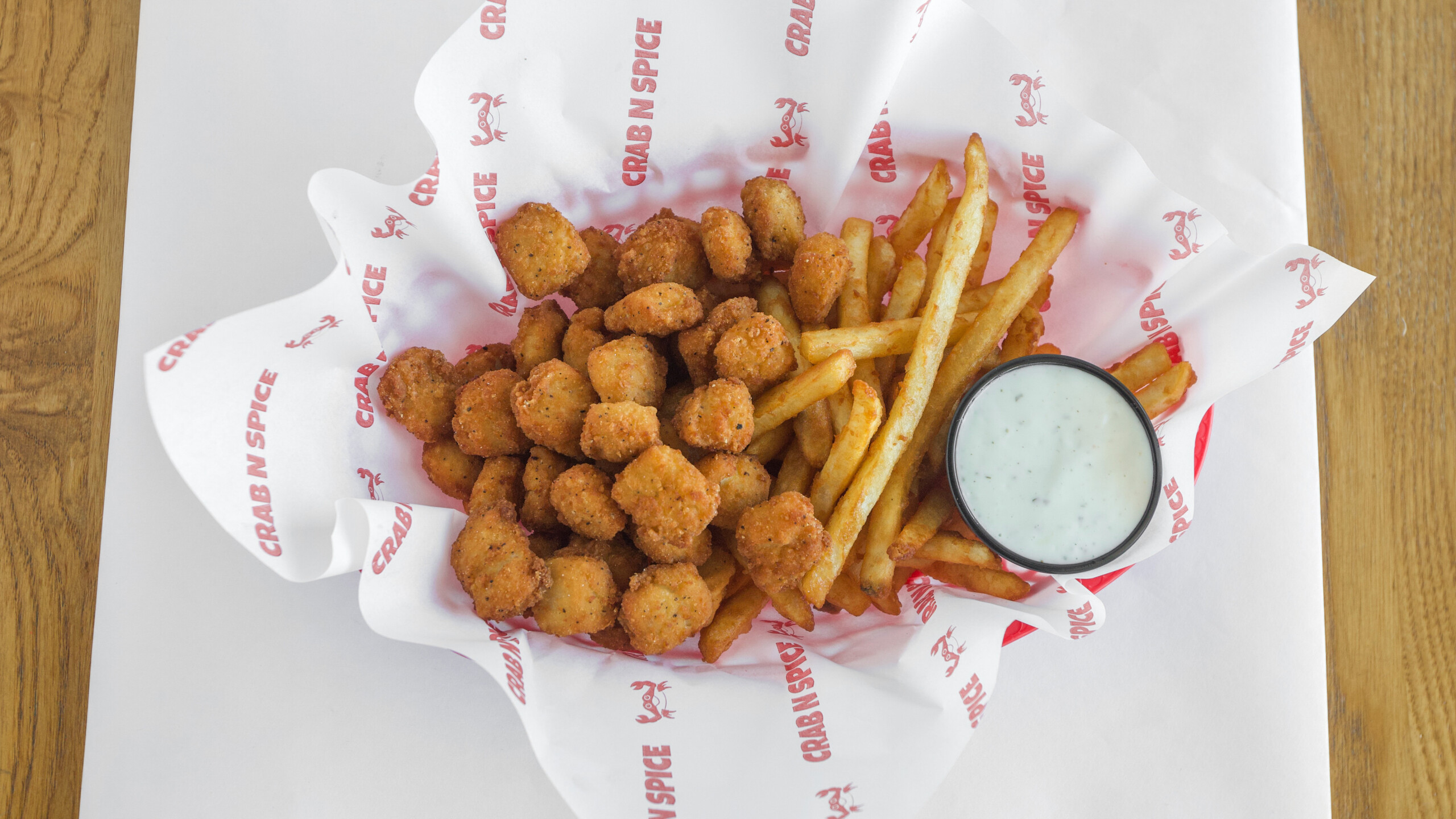 Kid's Meal - Popcorn Chicken and Fries Basket