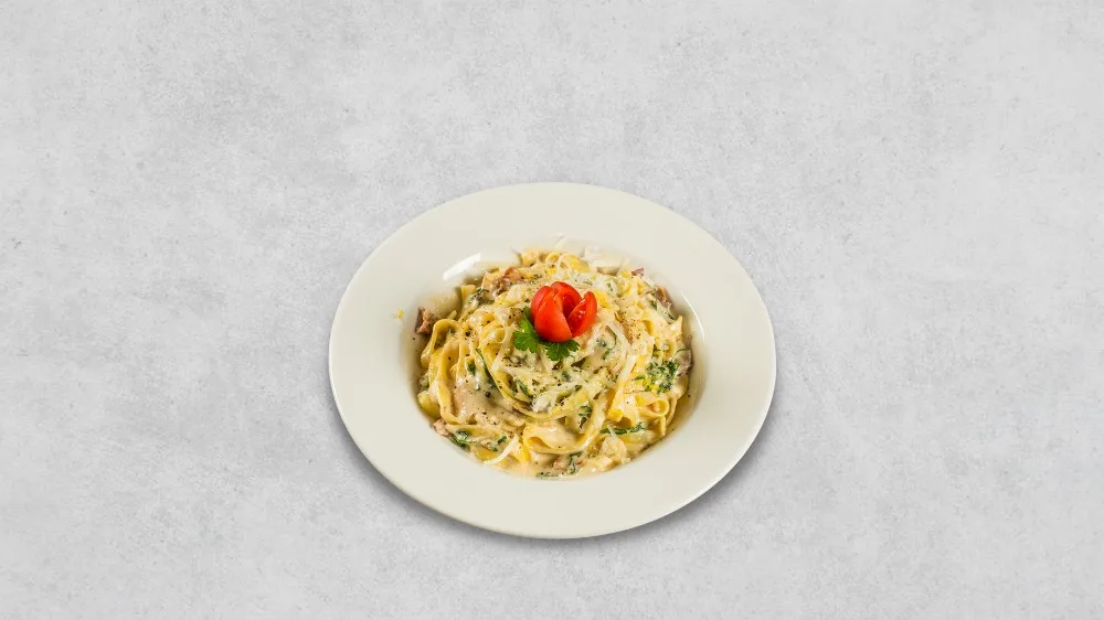 Tagliatelle con salsa di gorgonzola