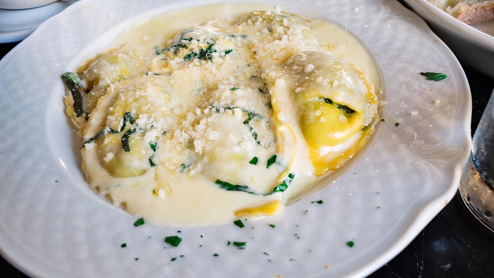 Ravioli con Spinaci