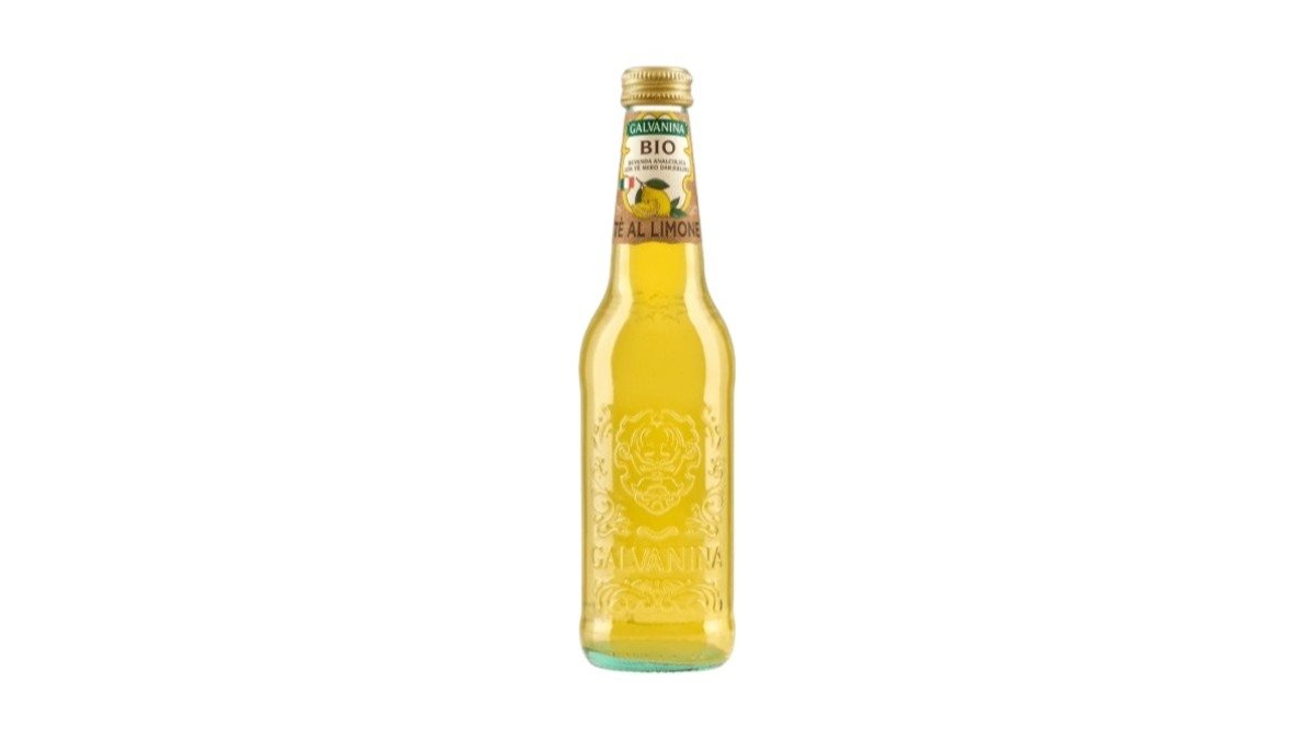 Galvanina Eistee Zitrone Glasflasche 0,35l