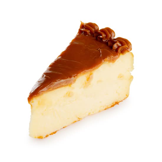 Dulce De Leche Cheesecake Slice