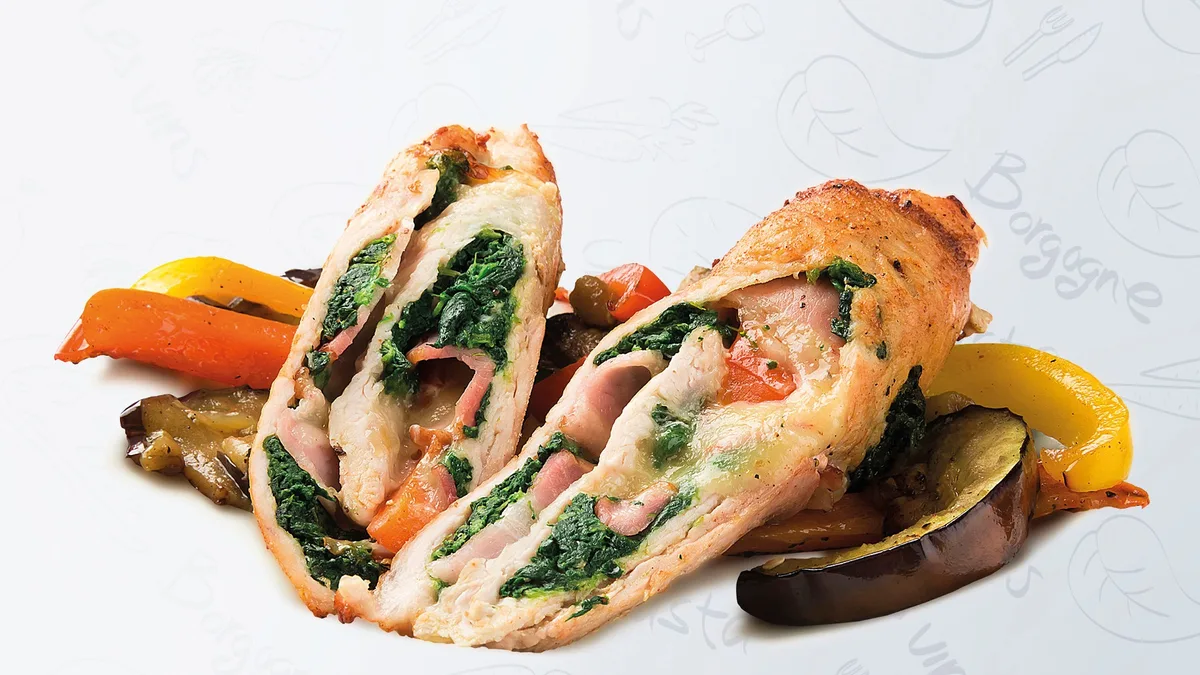 Bravčové rolky Caponata ( bez prílohy )