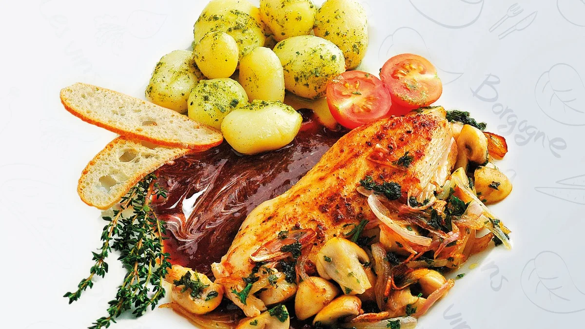 Kurací steak na mramore ( bez prílohy )