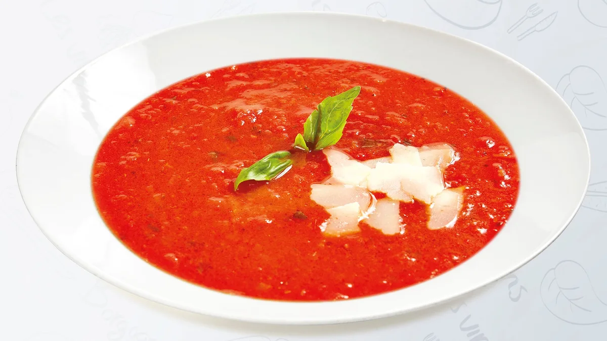 Talianska paradajková s parmezánom