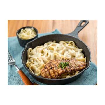Filé de Frango com Fettuccine 4 Queijos