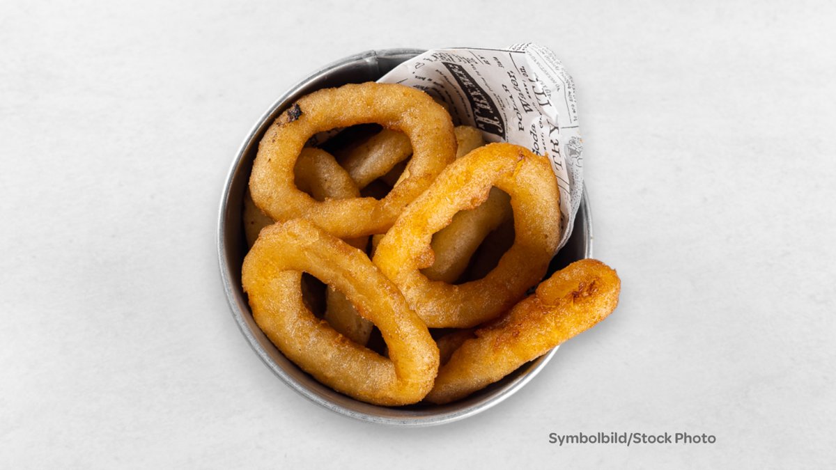 Gebackene Zwiebelringe