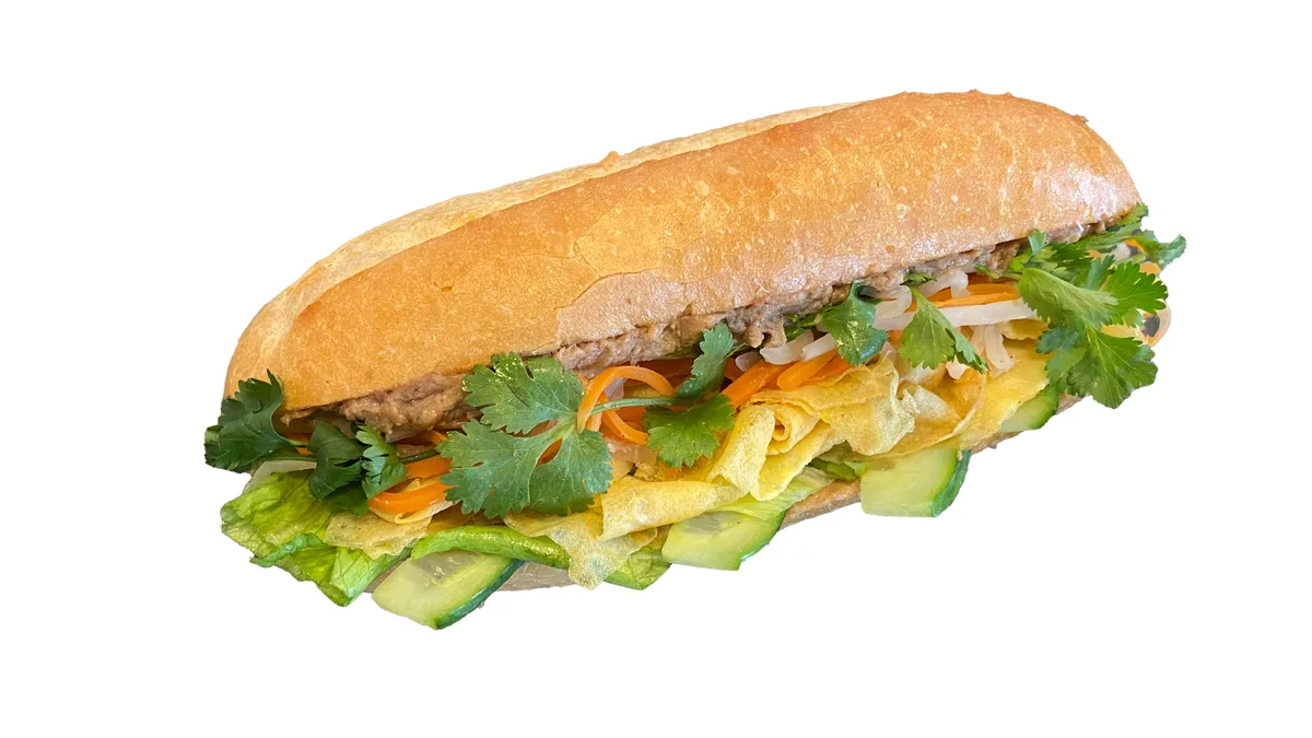 Viet's 16 - Bánh MÌ Tofu/Omlet Pate Chay - zawiera orzechy
