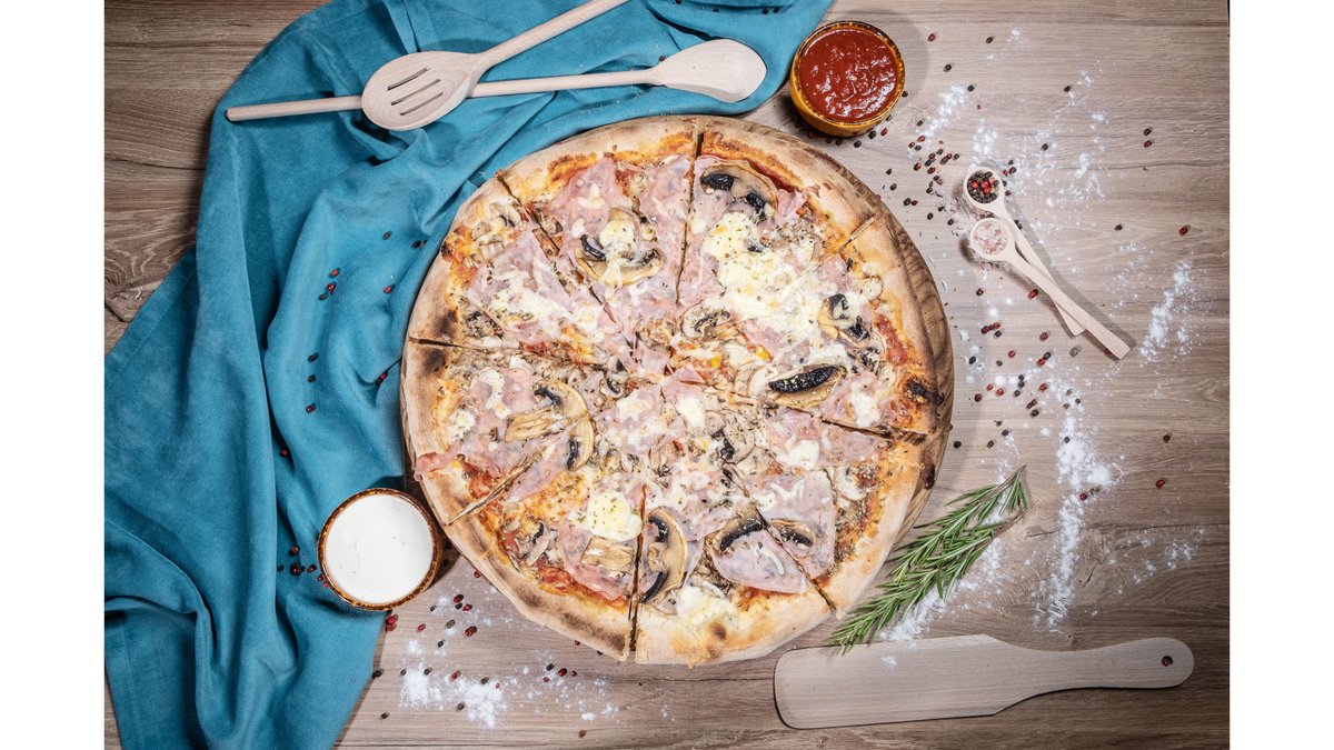 Pizza Prosciutto Funghi Ø48cm