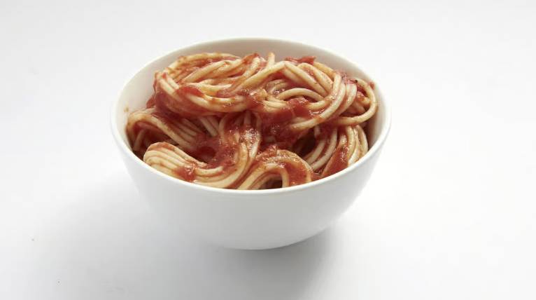 Spaghetti with Tomato Sauce Entrée