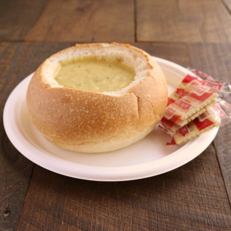 Bread Bowl Broccoli Cheese