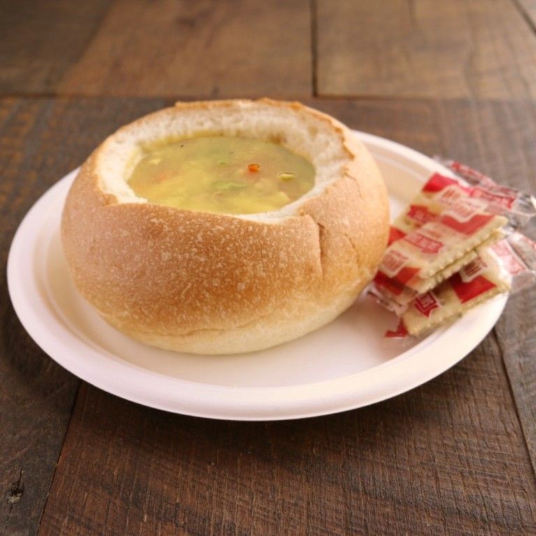 Bread Bowl Chicken Noodle