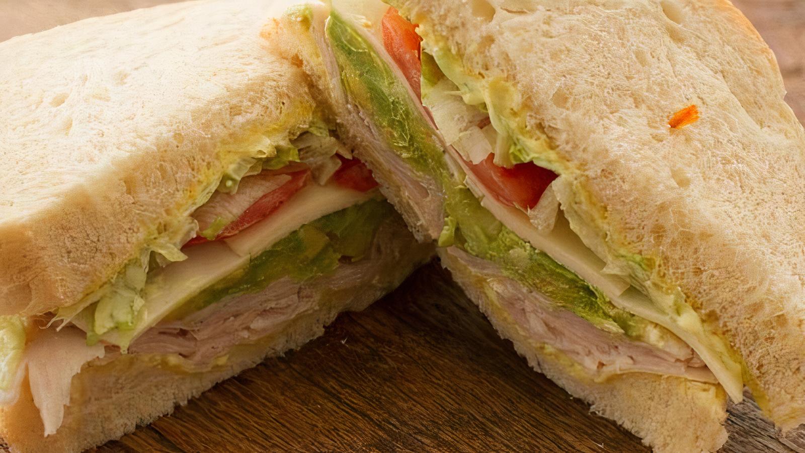 Turkey Breast and Provolone with Avocado
