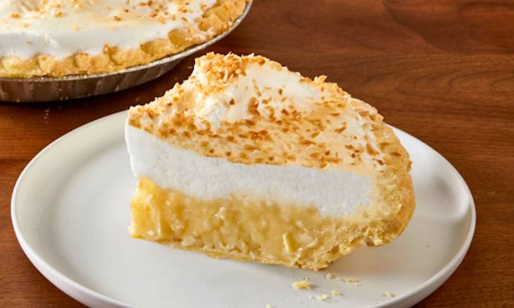 Coconut Meringue Pie Slice