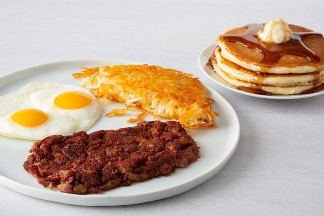 Corned Beef Hash and Eggs*