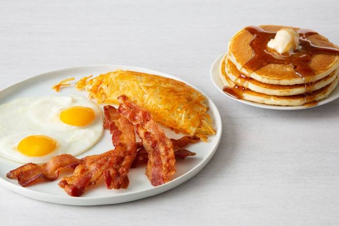 Four Bacon Strips and Eggs*