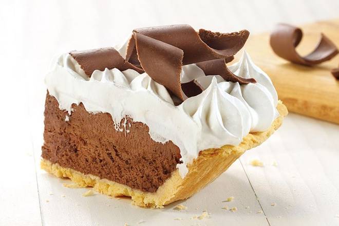 French Silk Pie Slice