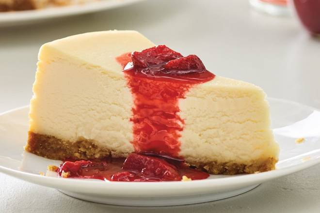 New York-Style Cheesecake Slice