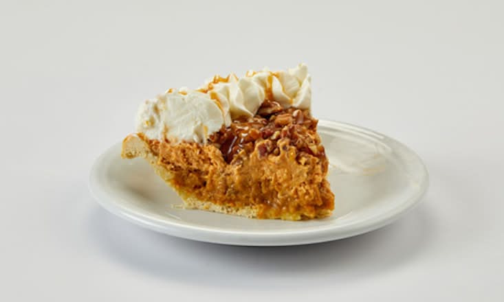 Pumpkin Supreme Pie Slice