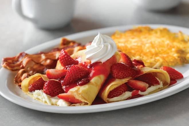 Strawberry Crêpes Combo