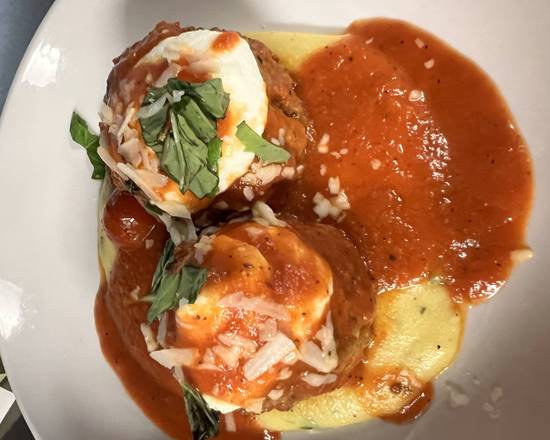polpetta con Polenta