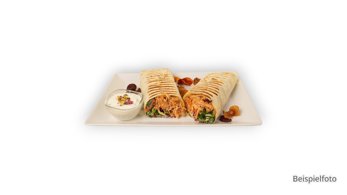 Barbeucue Wrap - Menü A